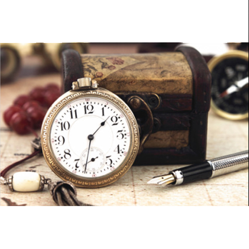 Ταπετσαρία Vintage Παλιό ρολόι